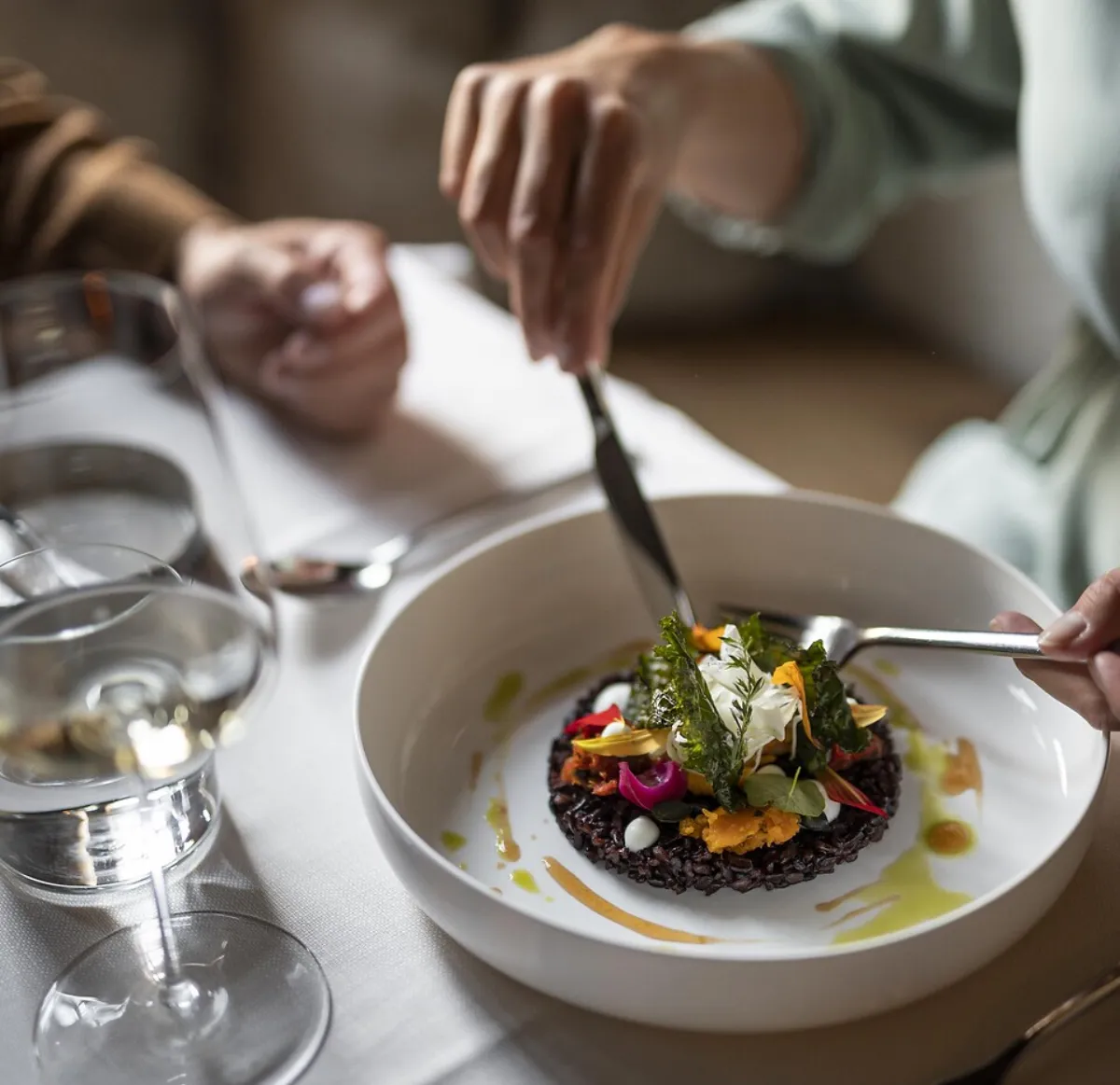 Alpin Spa Hotel die Post – Restaurant & gastronomie, Adults-Only Hotel in Südtirol