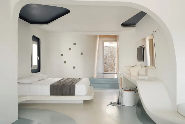 Suite The Big Blue / zeezicht en jacuzzi — Andronikos Hotel
