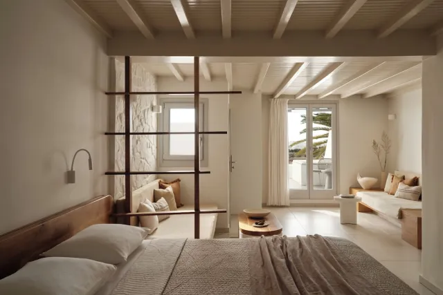 Junior suite met jacuzzi en zeezicht — Andronikos Hotel