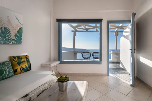Loft maisonnette met uitzicht op de zonsondergang — Athermi Suites
