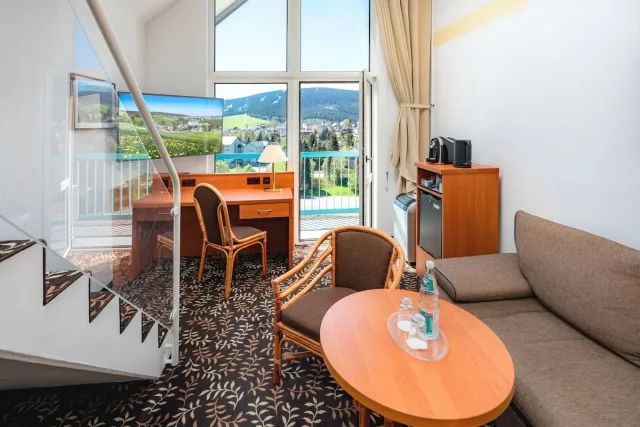 Suite met 1 queensize bed — Best Western Ahorn Hotel Oberwiesenthal