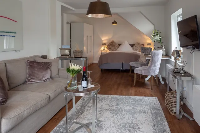 Chambre double Deluxe avec balcon — Boutique Hotel Villa Monika