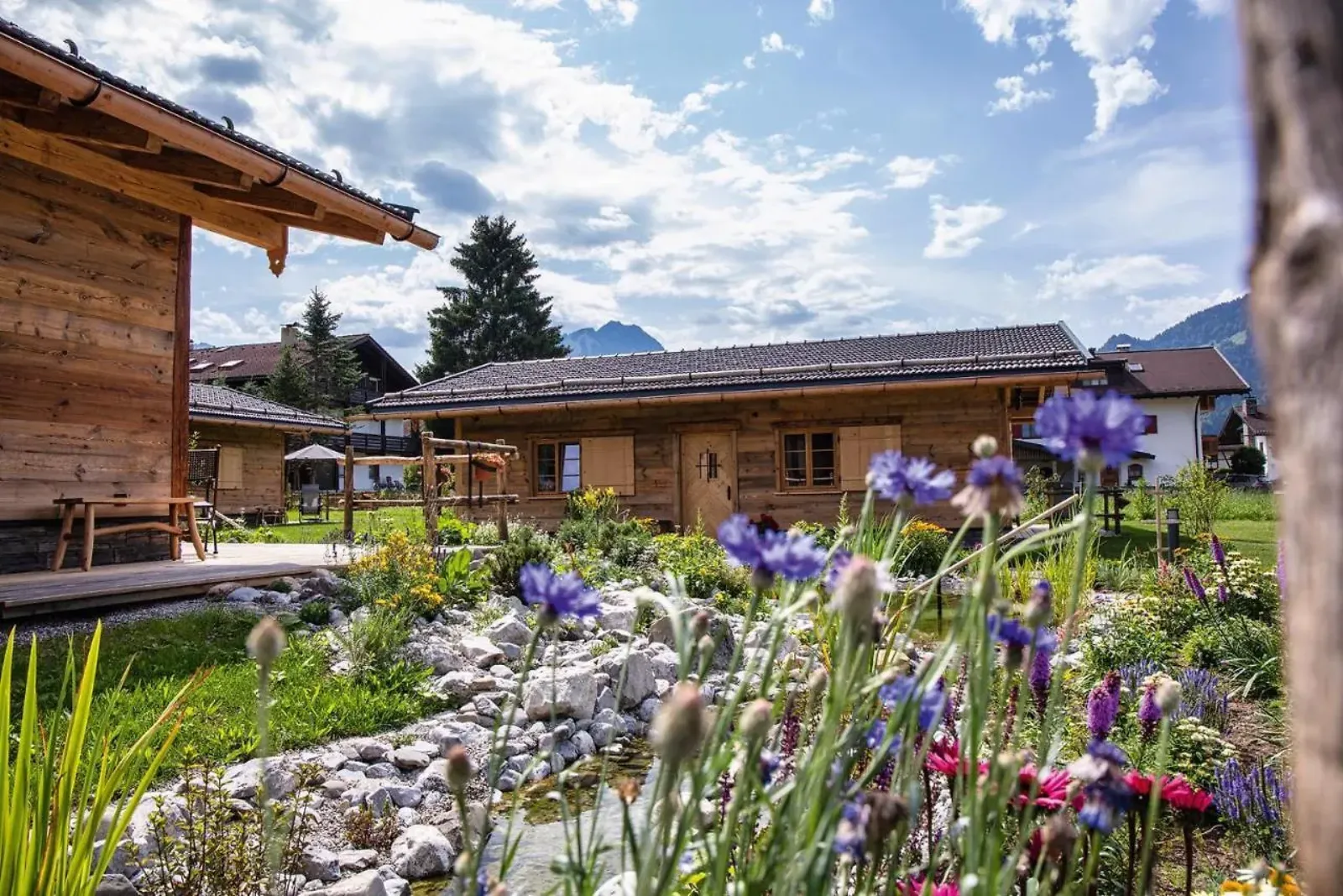 Chaletdorf Alpglück – Vue extérieure, Adults-Only Hotel in Bayern