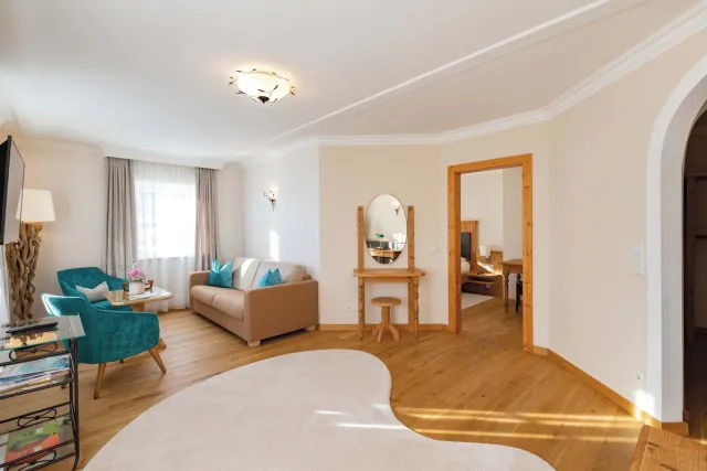 Traditionele suite met uitzicht op de bergen — Das Gut Eichingerbauer