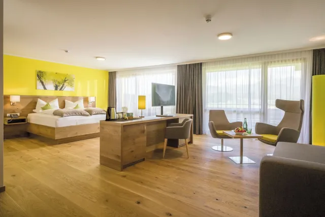 Studio-Suite mit Balkon und Bergblick — DAS SIEBEN