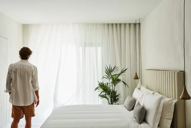 Suite met 1 kingsize bed (Jade Suite met jacuzzi buiten) — Domes Miramare