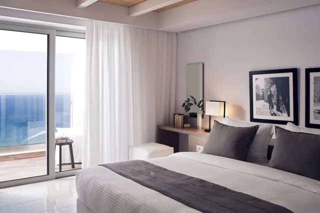 Exclusive kamer met zeezicht (gedeeld zwembad) — Esperos Village Blue & Spa