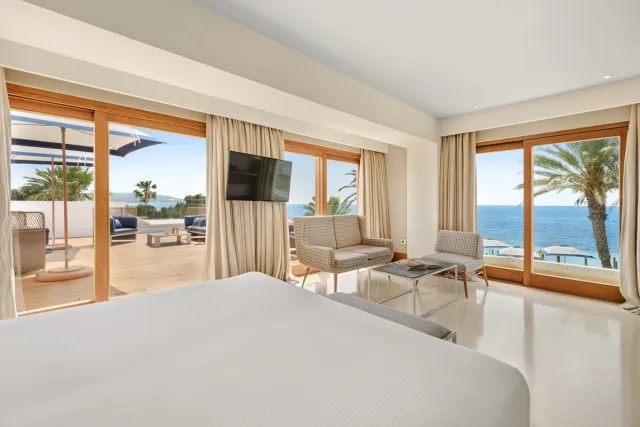 Apartament typu studio z prywatnym basenem i widokiem na morze — Gecko Hotel & Beach Club