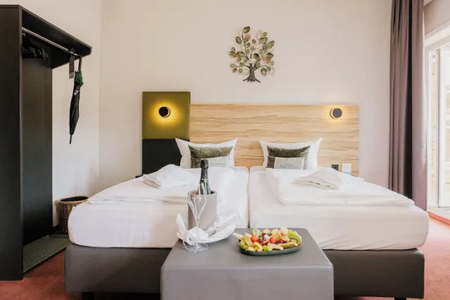 Standard tweepersoonskamer met balkon — HarzHotel Güntersberge