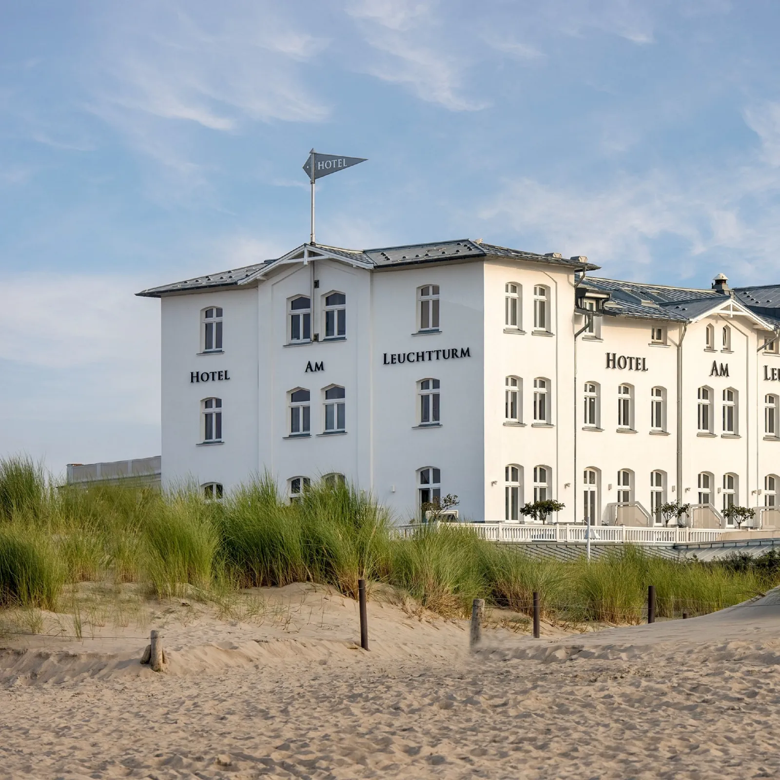 Hotel Am Leuchtturm – Außenansicht, Adults-Only Hotel in Mecklenburg-Vorpommern