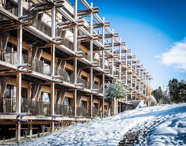 Hotel BERGEBLICK – Außenansicht, Erwachsenenhotel in Bayern