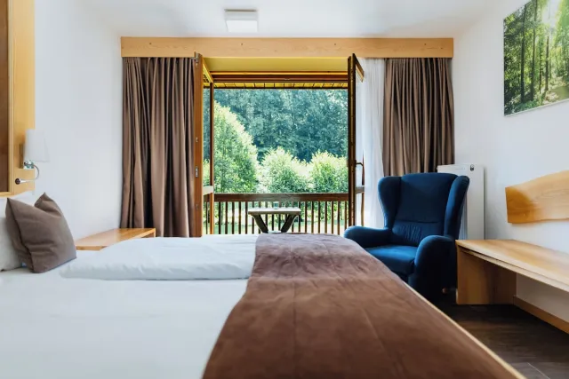 Panorama tweepersoonskamer — Hotel im Krummbachtal