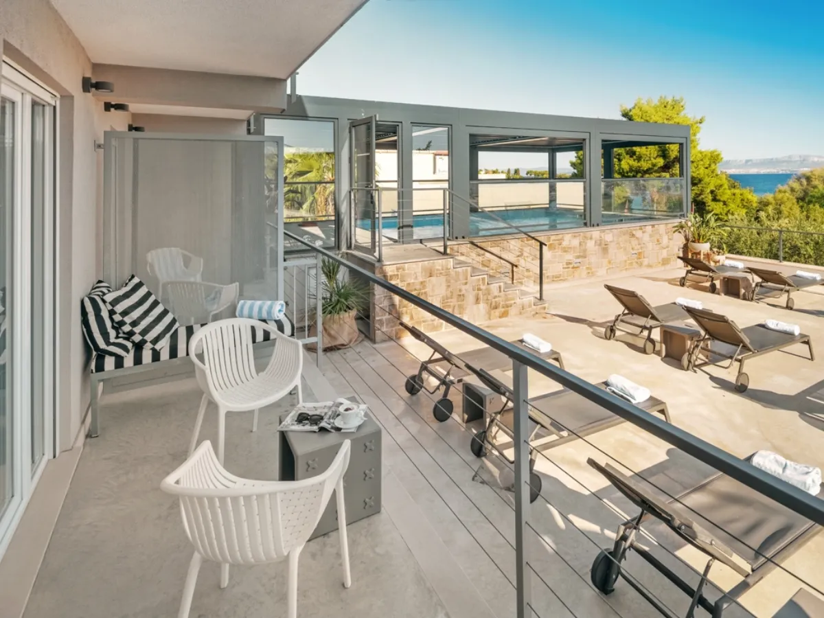 Hotel Osam – Außenansicht, Adults-Only Hotel in Dalmatien