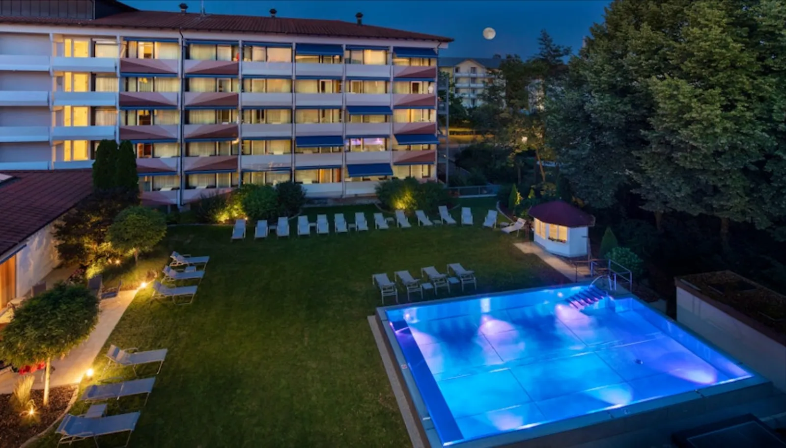 Hotel Schweizer Hof – Außenansicht, Adults-Only Hotel in Bayern