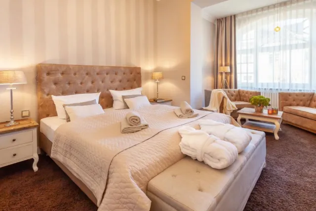 Deluxe tweepersoonskamer — Hotel Vier Jahreszeiten Binz
