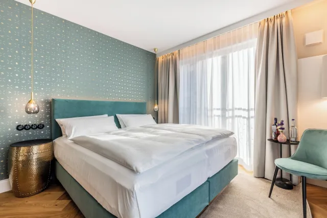 Kleine penthouse tweepersoonskamer — I love Sylt Hotel — Adults Only