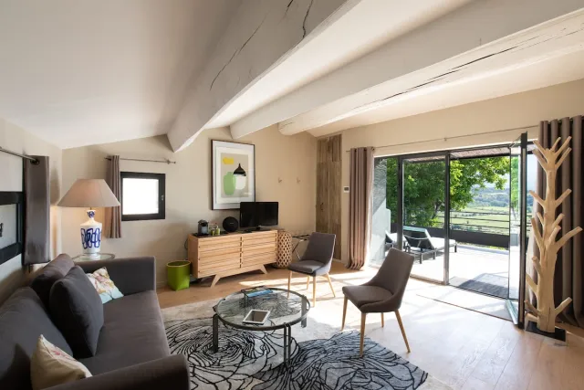 Suite med eget badeværelse (Suite Terrasse) — La Maison de Crillon