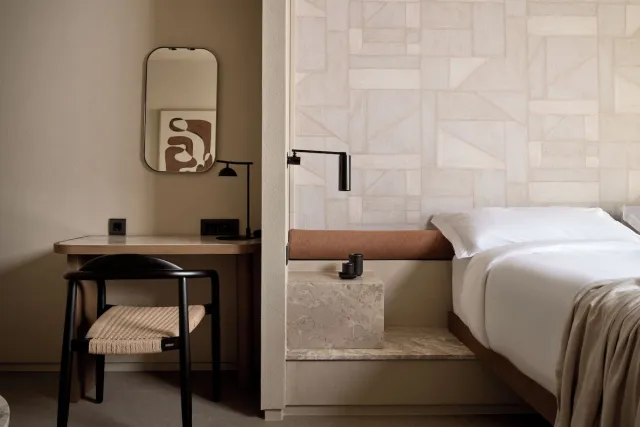 Island Gaze kamer met uitzicht op het land — Omeon Mykonos