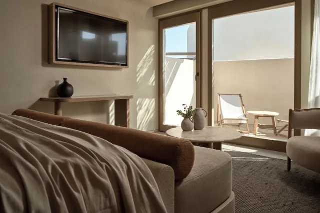 Aeon suite met uitzicht op het land — Omeon Mykonos