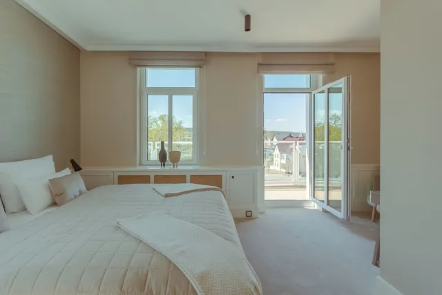 Tweepersoonskamer met balkon — Strandhotel Ostende